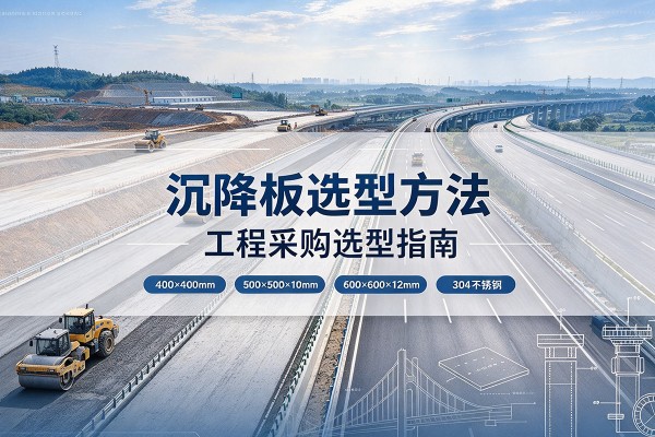 林甸沉降板选择方法