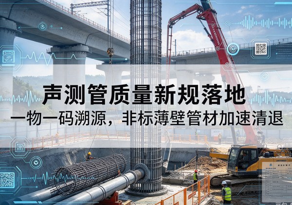 林甸声测管质量新规落地，一物一码溯源，非标薄壁管材加速清退